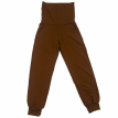 Maternity sweatpants with fold-over waist