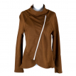 Relaxed zip turtleneck