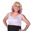 white maternity tank with preggings