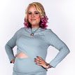 mint crop  top