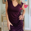 berry short sleeve dress