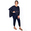 The Portable Nursing Poncho in Navy